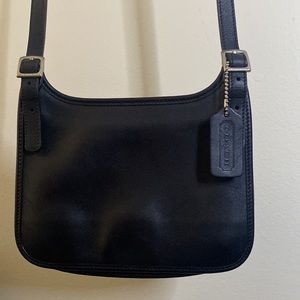 Vintage COACH 9132 crossbody black leather
